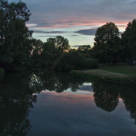 Froschkoenig Mit Teichblick Appartement Trendelburg Buitenkant foto