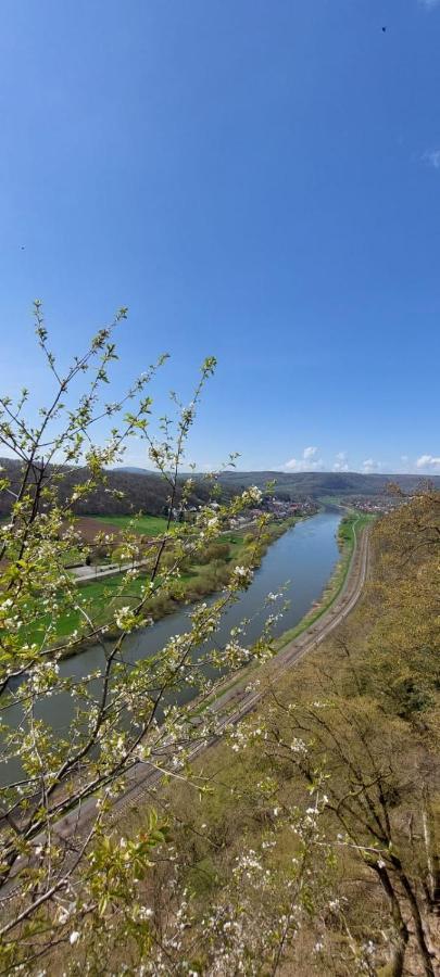 Froschkoenig Mit Teichblick Appartement Trendelburg Buitenkant foto