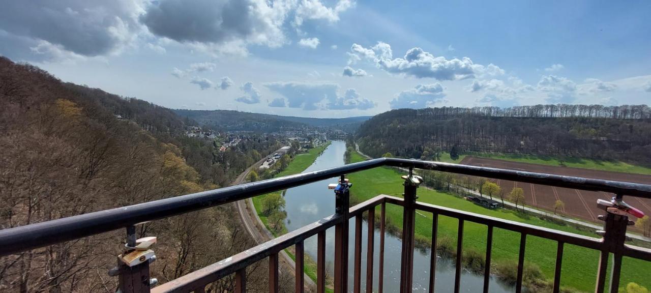 Froschkoenig Mit Teichblick Appartement Trendelburg Buitenkant foto