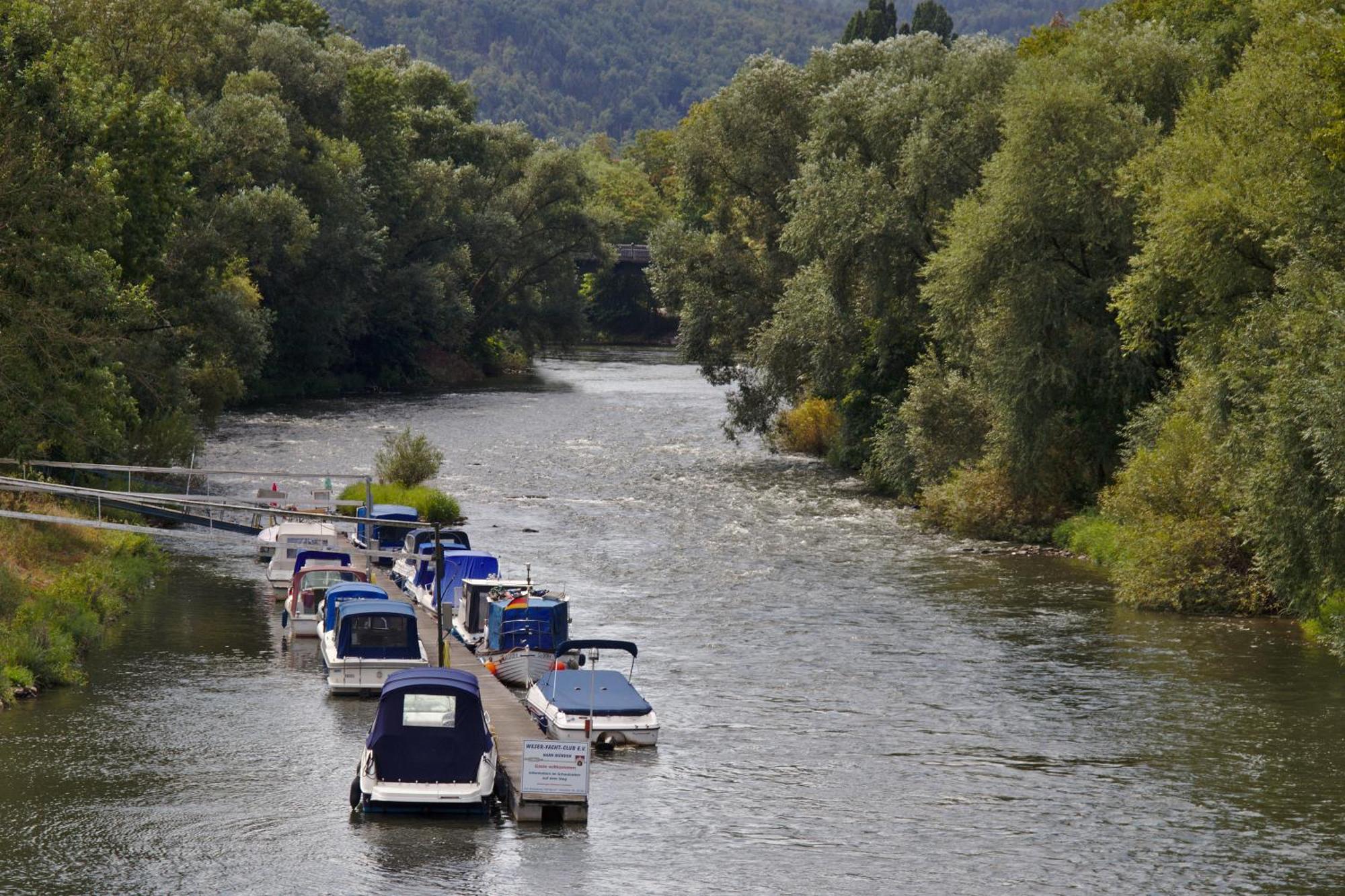 Froschkoenig Mit Teichblick Appartement Trendelburg Buitenkant foto